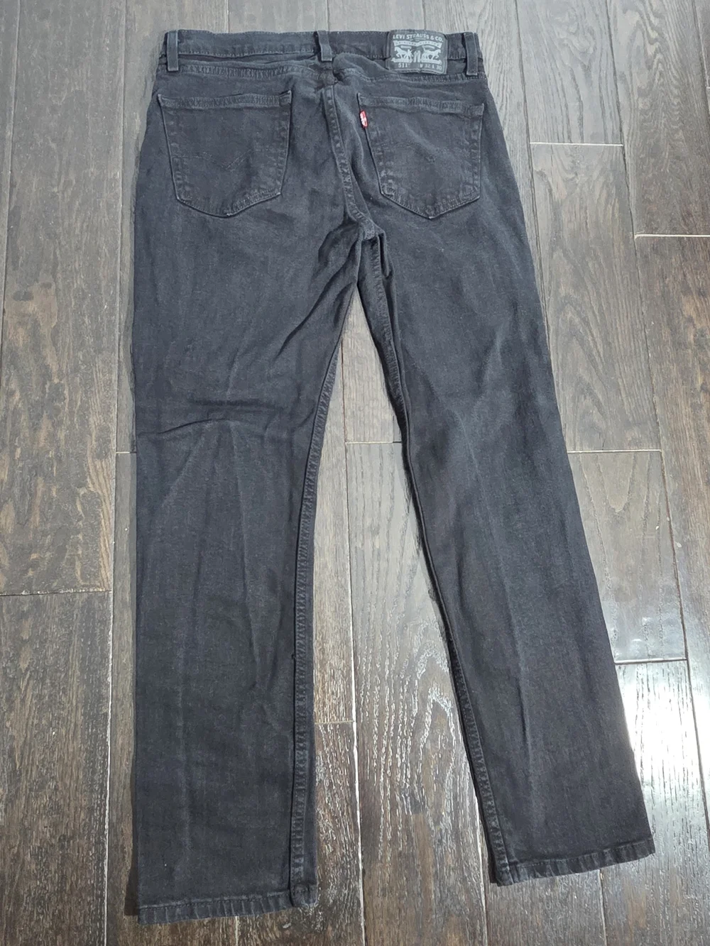 Levi’s 511 Jeans Mens 32x30 Black Denim Slim Fit Straight Leg Stretch 5-Pocket